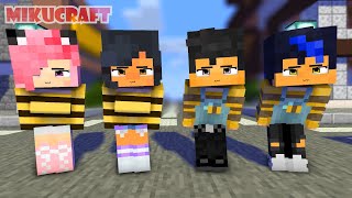 poi poi bee family aphmau and friends - minecraft animation  #shorts