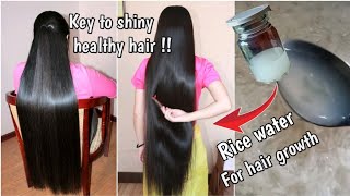 How to use RICE WATER for HAIR GROWTH|Rice Water for hair|