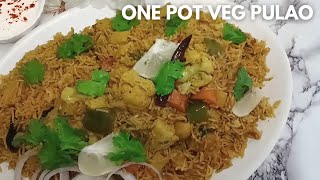 One Pot Veg Pulao Recipe | इस्से आसन और स्वादिष्ट वेज पुलाव आपने नहीं खाया होगा | Cooker Veg Pulao