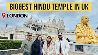 BIGGEST Temple In LONDON | Shri Swaminarayan Mandir London | Life In UK For Indians