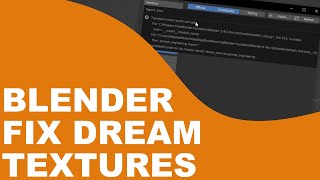 Install dream Texture Fix / Bug for Blender - traceback, module