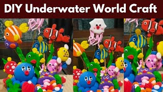 Underwater World Handmade | Creative Light Mud Crafts | Easy DIY Clay Art Tutorial