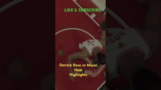 Derrick Rose vs. Miami Heat Highlights | NBA 2K24 MyEras (Lebron Era)