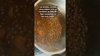 Les lentilles l’aliment oublié riches en fer &nutritives #lentilles #lentille#protéines#short#vegan