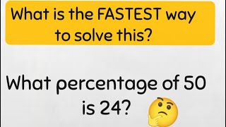 Easy trick to solve percentages for beginners #quiz #statistics #sigma #percentage