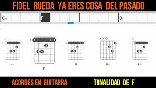 ya eres  cosa del pasado  tutorial  en  guitarra