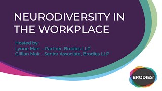 Neurodiversity in the workplace