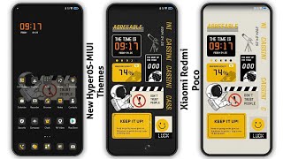 3 New HyperOS-MIUI Themes for Xiaomi,Redmi,Poco | Best HyperOS-MIUI Themes🤩