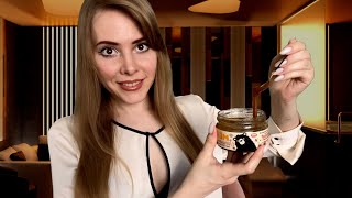 АСМР медовый SPA-массаж для твоего личика🤤💆🏼‍♀️💆🏼🍯