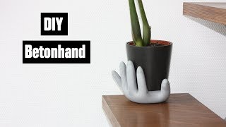 DIY Hände aus Beton