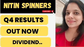 Nitin Spinners Q4 Results 2023, Nitin Spinners Share Latest News, Nitin Spinners Q4 Results