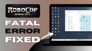 How To Fix RoboCop: Rogue City Fatal Error Crash - Solved!