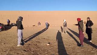 The game of stone throwing is very interesting