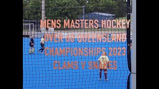 CLAMS V SNAKES. Over 60 Mens Masters Hockey Townsville 2023