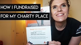 Charity Fundraising Ideas - How I fundraised for my London Marathon Charity Place