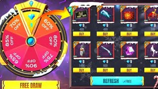 New Lucky Wheel Event - Garena Free Fire | New Event | 💎 9 DIAMONDS new Event free fire #shorts