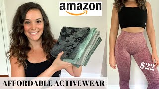 CHEAP AMAZON LEGGINGS *crazy* || Gymshark Dupes Haul & Try On