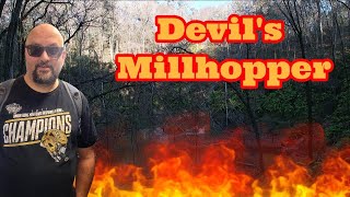 Running From The 😈 at Devil's Millhopper State Park in Florida