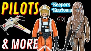 New Vintage Star Wars X-Wing Pilot Action Figures - Keepers Kustoms