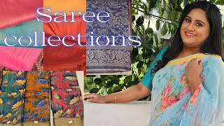 പുതിയ സാരി കളക്ഷൻസ് കാണണ്ടേ..|| saree collections || dreamcollections || dimplerose ||