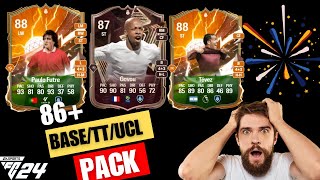 EA FC 24 Ultimate Team 86+ Base, Triple Threat or UEFA Hero Player Pick SBC Pack Opening