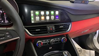 Alfa Romeo Guilia Carplay Install