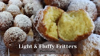 When you add egg and cream cheese - Grandma's Secret to Fluffy Fritters