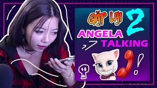 GẶP LẠI ANGELA VÀO LÚC 3PM LẠI GẶP HIỆN TƯỢNG LẠ || OHSUSU CHƠI TALKING ANGELA 3:00 LẦN THỨ 2