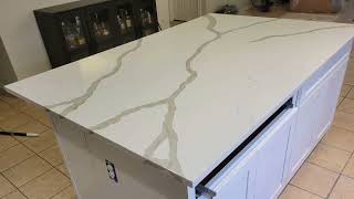 Calacatta hera metroquartz countertops @menastones