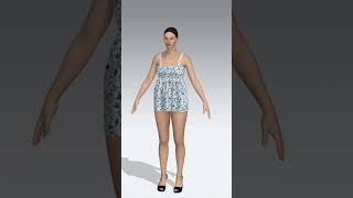 CLO 3D Design. Top Dress #motivation #shirtpatternmaking #shirtmaking #cadsoftware