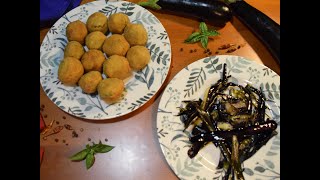 Melanzane: polpette e chips