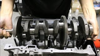 HOW TO INSTALL A CRANKSHAFT - FOCUS ST ENGINE BUILD