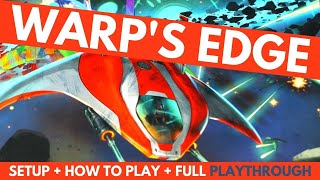 Warp's Edge Board Game | How to Play & Solo Playthrough | Learn to Play This SOLO ONLY GAME!