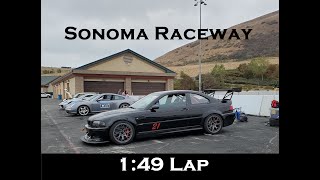 Sonoma Raceway - 1:49 Lap - BMW E46 M3