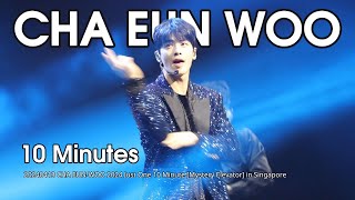 [직캠] 240413 CHA EUN WOO Just One 10 Minute [Mystery Elevator] in Singapore - 10 Minutes