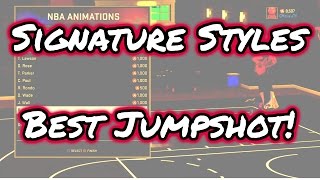 NBA 2K16 | NEW PG ATTRIBUTE UPDATE | Best Signature Styles | BEST JUMPSHOT GREEN LIGHTS!