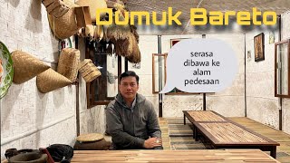 DUMUK BARETO  TEMPAT KULINER  DENGAN NUANSA KAMPUNG SUNDA #kulinerbandung #dumuksunda #restosunda