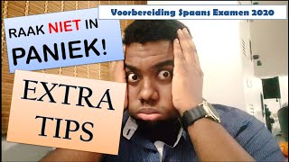 Raak NIET in paniek! | EXTRA TIPS | Hoe deel ik mijn tijd in? en MEER...| Spaans Examen | MULO 3+4