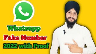 Whatapp fake number | Fake Whatsapp Number app 2022 | whatsapp account create without sim card