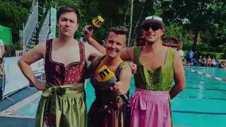 Die Dirndl-Flug-WM 2016 im Freibad Bayern 07