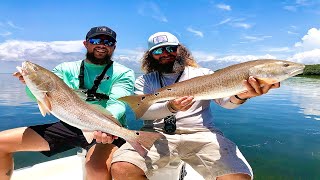 Fishing Crystal River Florida Mangroves (MASSIVE REDFISH)