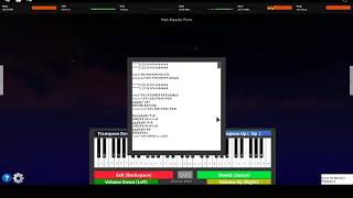 Roblox Piano Sheets - Viva la vida by Coldplay/ Fallen Kingdom(Minecraft parody)