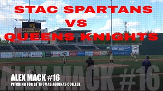 ECC SEMI FINAL GAME ST THOMAS AQUINAS COLLEGE SPARTAN BASEBALL VS QUEENS KNIGHTS