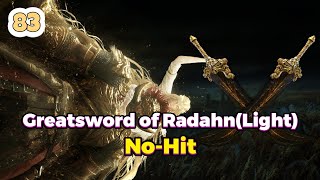 Greatsword of Radahn (Light) | No Hitting Consort Radahn With Every Weapon 83/420 | Elden Ring