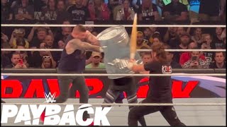 Kevin Owens and Sami Zayn vs Finn Balor and Damian Priest STREET FIGHT FULL MATCH - WWE PAYBACK