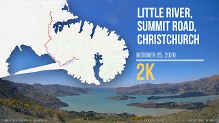 Driving New Zealand: Little River, Summit Rd, Christchurch