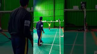 single shuttle drill #badminton #yonex #bwf #india #rajsthan #sports #shorts #youtubeshorts #stay