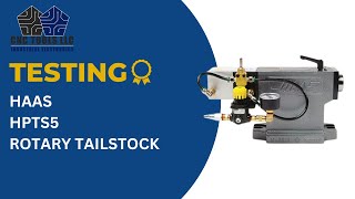 TESTING A HAAS HPTS5 ROTARY TAILSTOCK #cnc #cncmachining #haas #rotarytable #rotary #tailstock