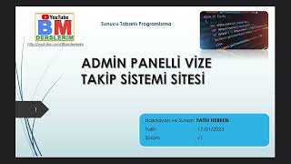 24 - Admin Panelli Vize Takip Sistemi Sitesi