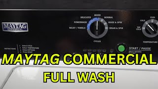 Full Wash: Maytag Commercial Washer MVWP575GW WORKPANTS